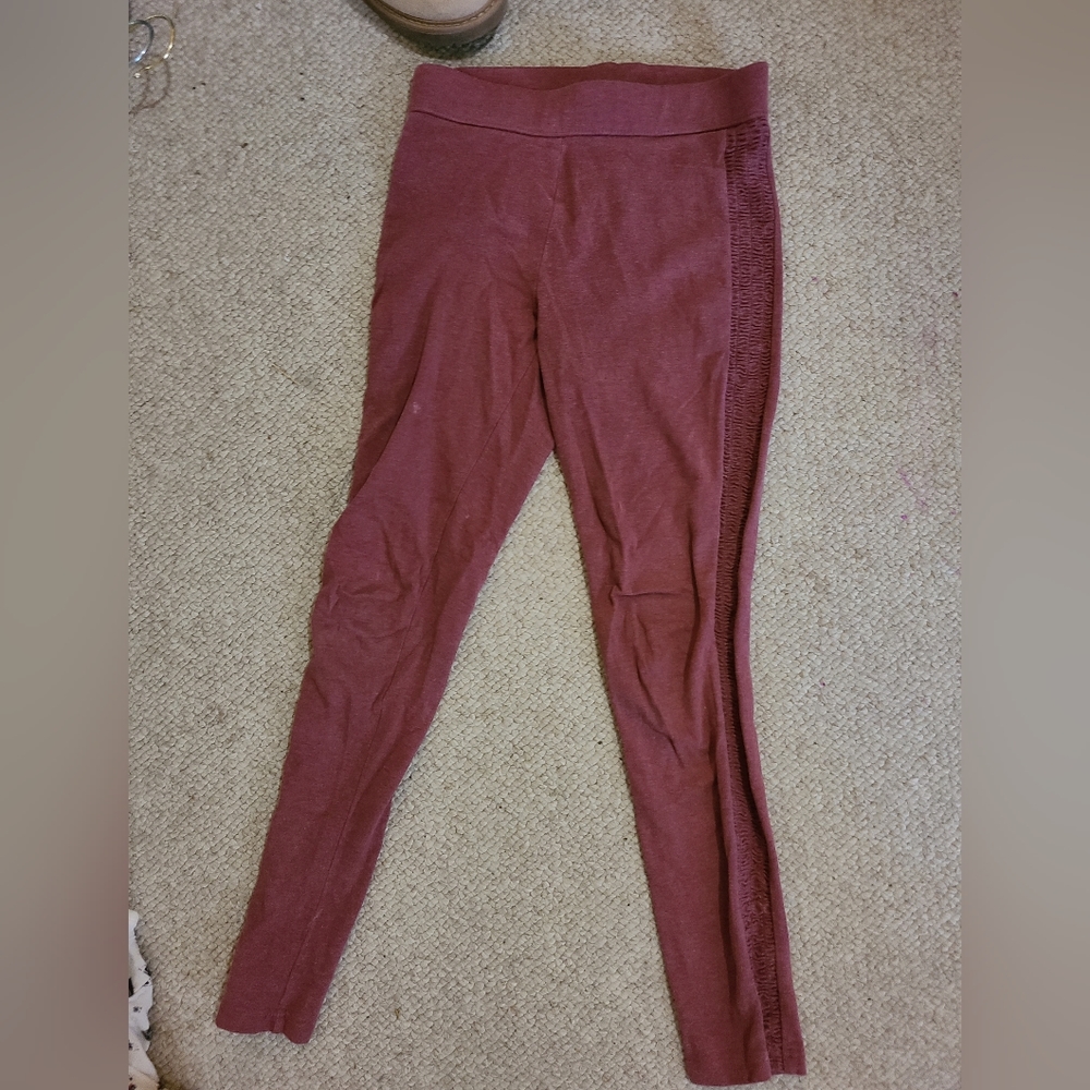 Pink leggings girl's L 10-12